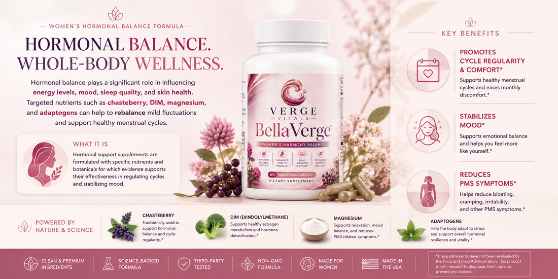 Women's Hormonal Balance: Natural Support For Cycle & Mood