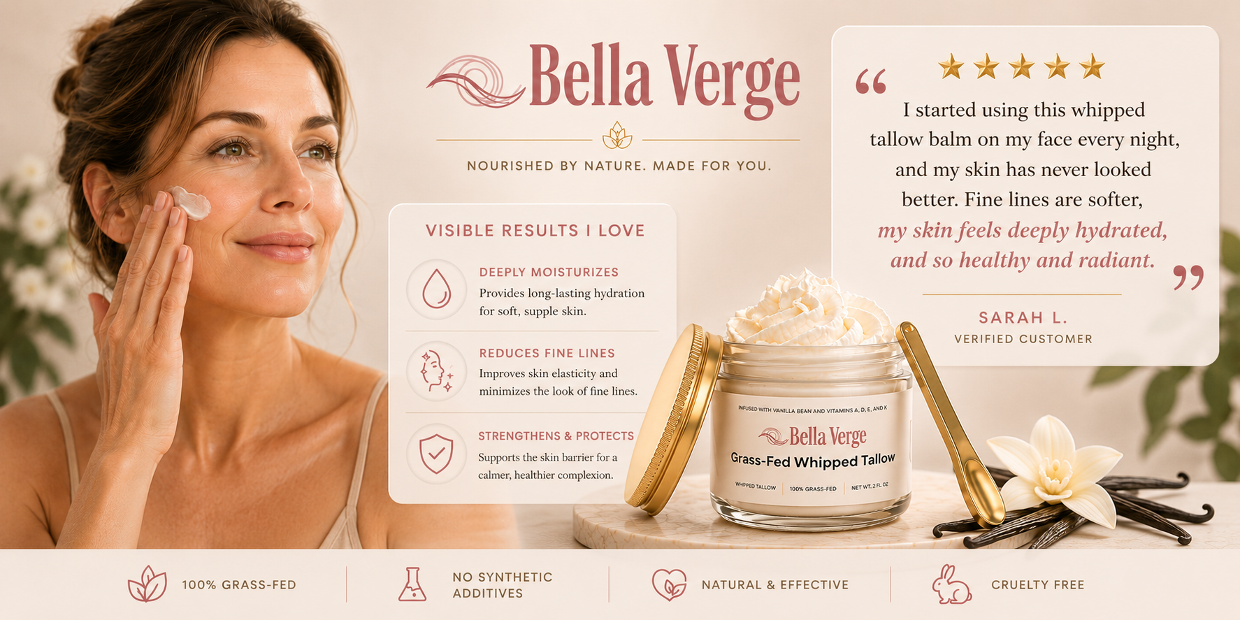 Face Glow: Restore Radiance With Grass-Fed Tallow Cream