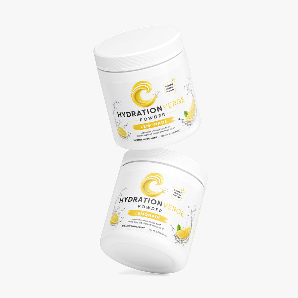 HydrationVerge Lemonade Hydration Powder – Electrolyte Drink Mix with Essential Minerals & B Vitamins – Sugar Free Keto Friendly Hydration Formula – Lemonade Flavor