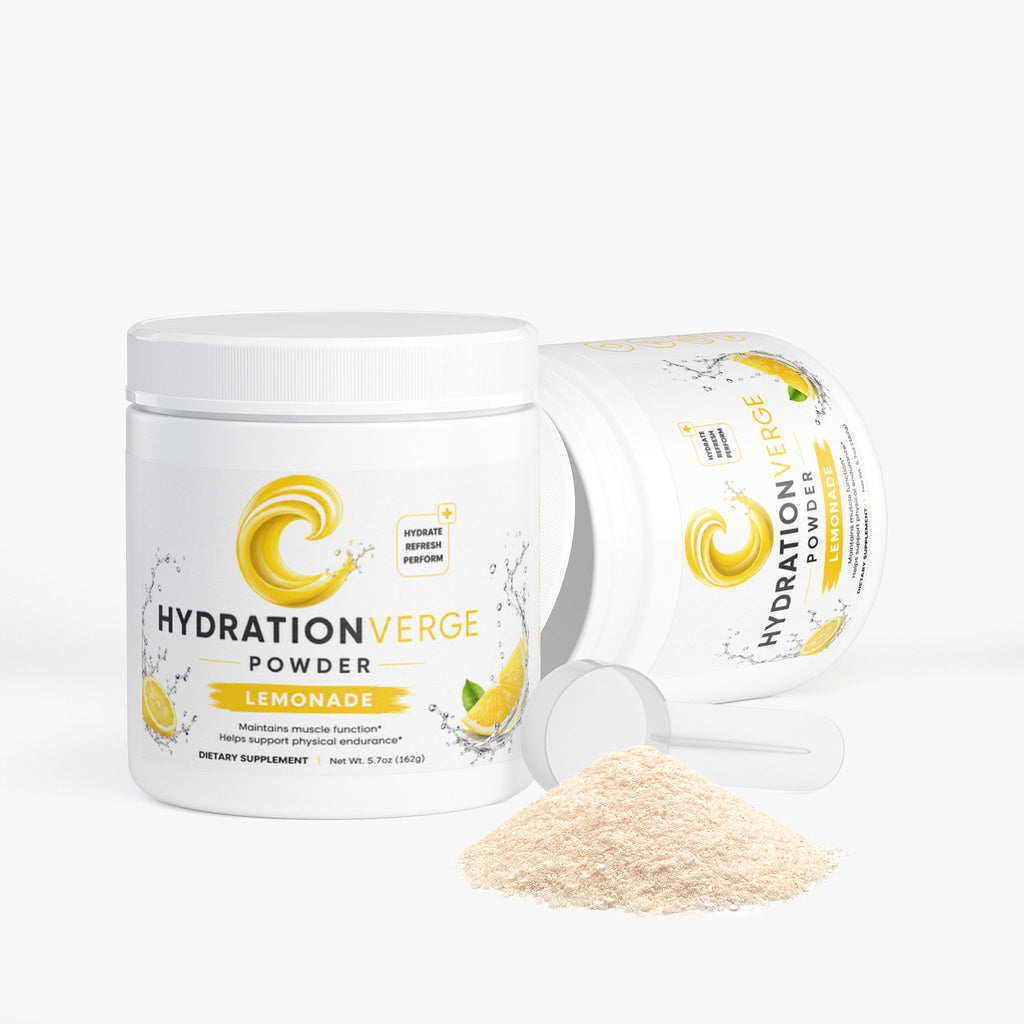 HydrationVerge Lemonade Hydration Powder – Electrolyte Drink Mix with Essential Minerals & B Vitamins – Sugar Free Keto Friendly Hydration Formula – Lemonade Flavor