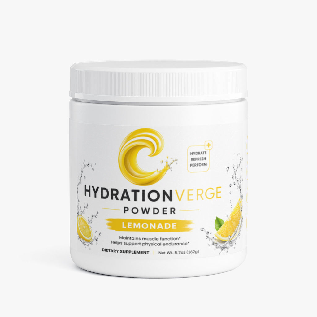 HydrationVerge Lemonade Hydration Powder – Electrolyte Drink Mix with Essential Minerals & B Vitamins – Sugar Free Keto Friendly Hydration Formula – Lemonade Flavor