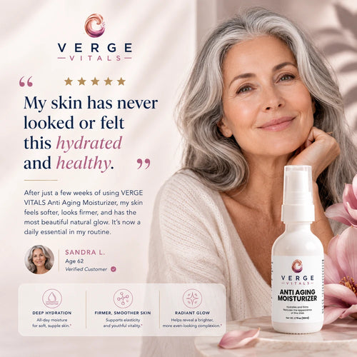 BellaVerge Age Renewal Cream – Retinol Peptide Anti-Aging Moisturizer for Mature Skin – Hydration, Firmness & Skin Renewal Support – 1.7 oz
