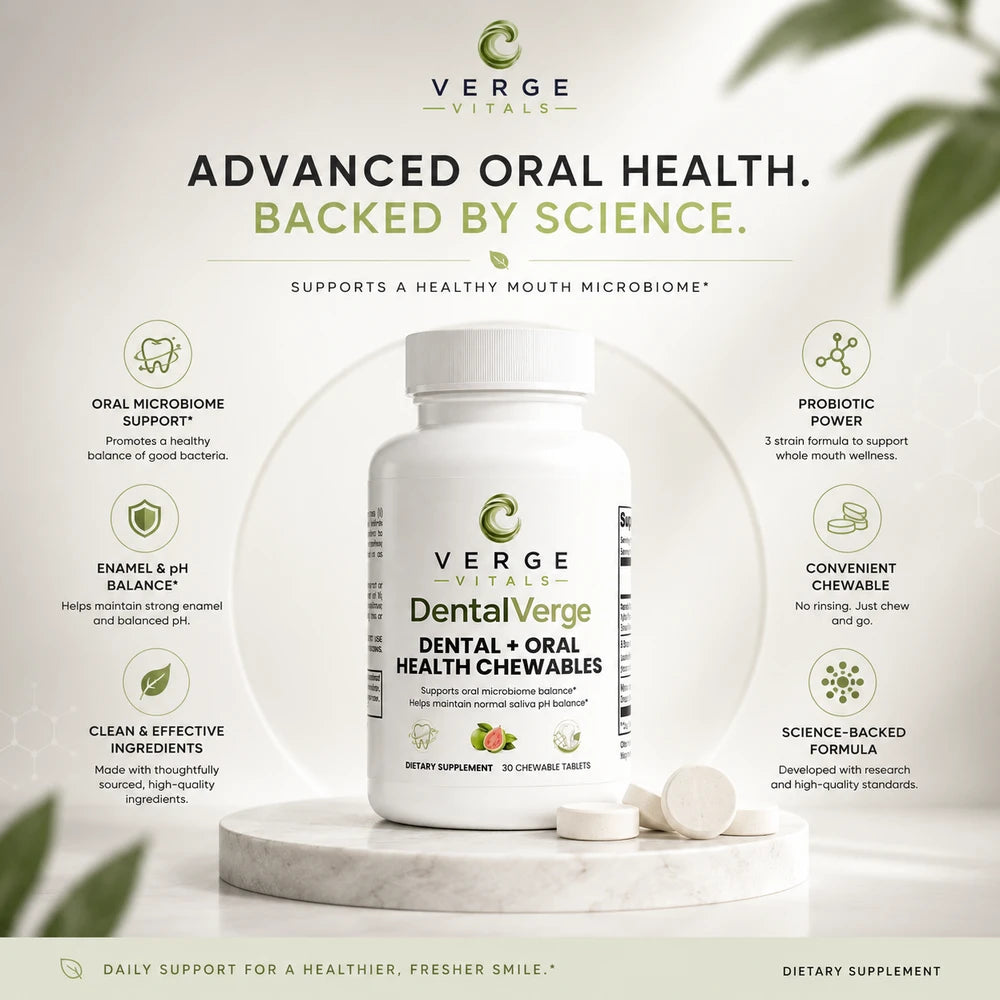 DentalVerge Dental + Oral Health Chewable — Daily Support for Your Smile & Oral Wellness