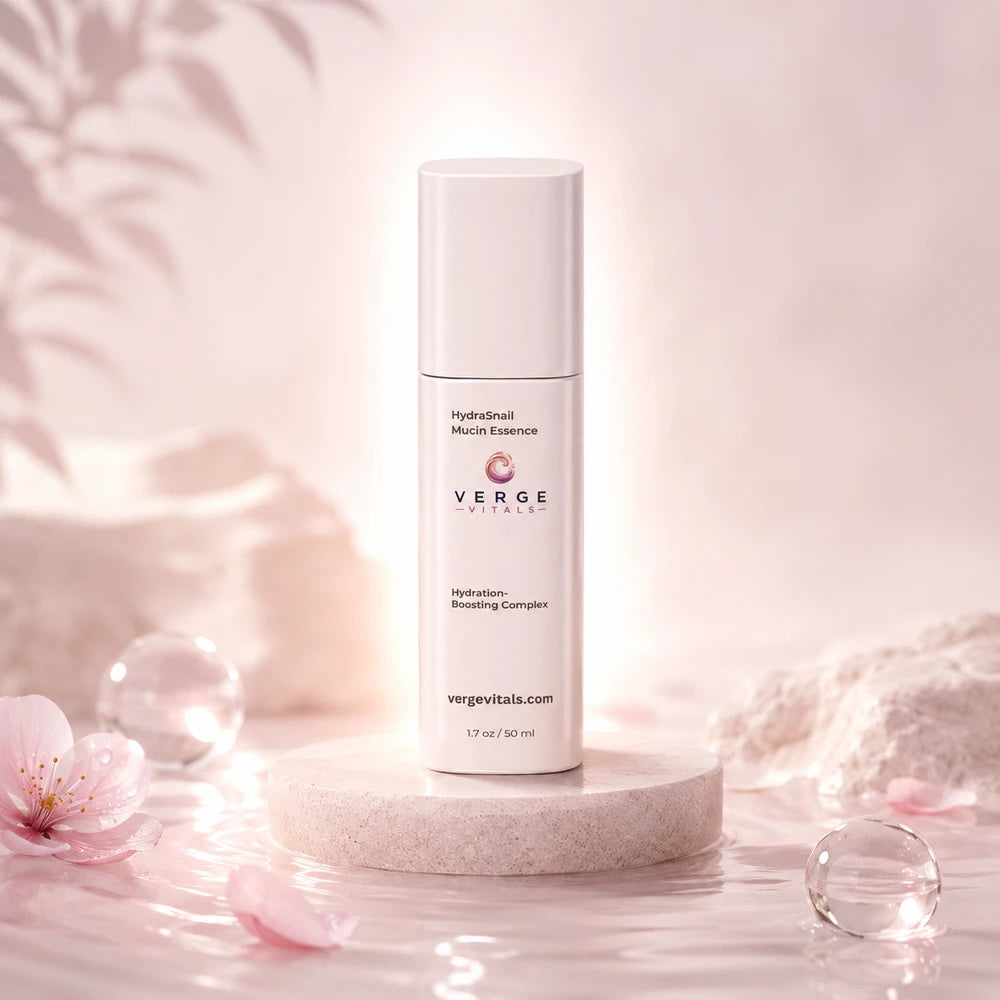 HydraSnail Mucin Essence | Hydrating Glass Skin Essence with Snail Mucin & Hyaluronic Acid | 1.7 fl oz