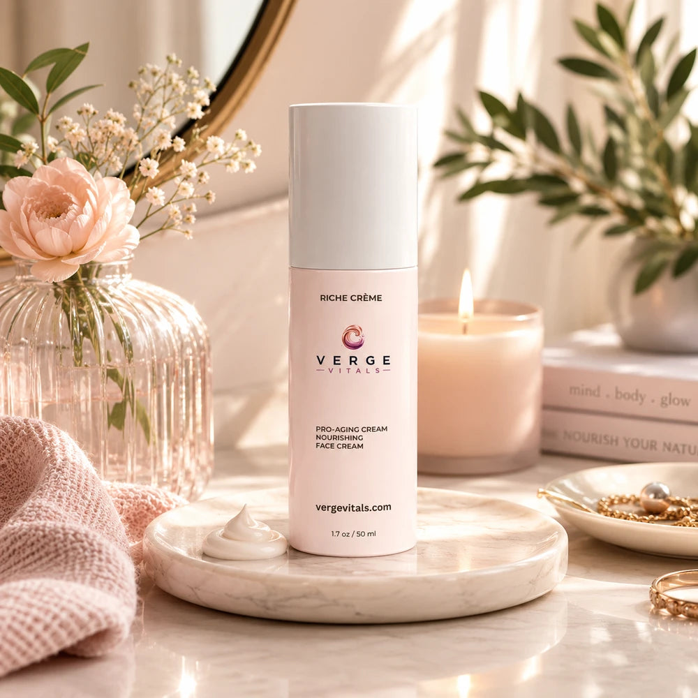 Pro-Aging Nourishing Face Cream | Deep Hydration & Radiance Moisturizer | 1.7 fl oz