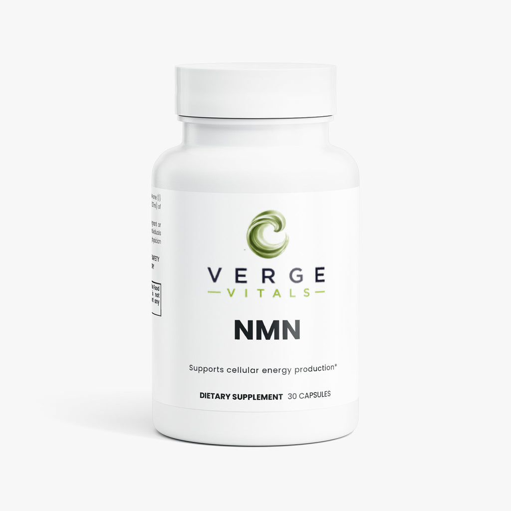 NMN Capsules | 500 mg ß-Nicotinamide Mononucleotide | NAD+ & Cellular Energy Support | 30 Capsules