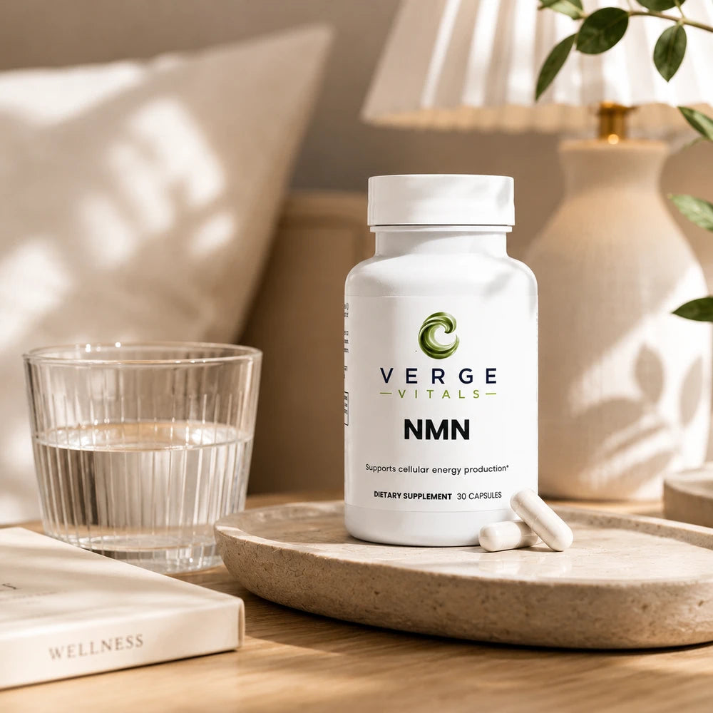 NMN Capsules | 500 mg ß-Nicotinamide Mononucleotide | NAD+ & Cellular Energy Support | 30 Capsules