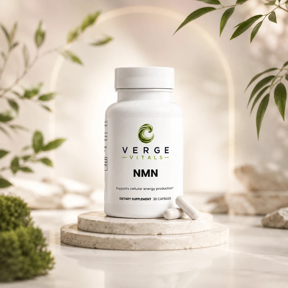 NMN Capsules | 500 mg ß-Nicotinamide Mononucleotide | NAD+ & Cellular Energy Support | 30 Capsules