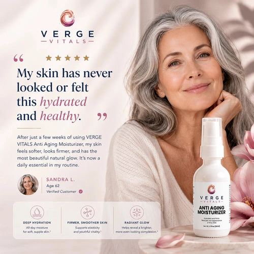 Age Renewal Cream – Retinol Peptide Anti-Aging Moisturizer for Mature Skin – Hydration, Firmness & Skin Renewal Support – 1.7 oz