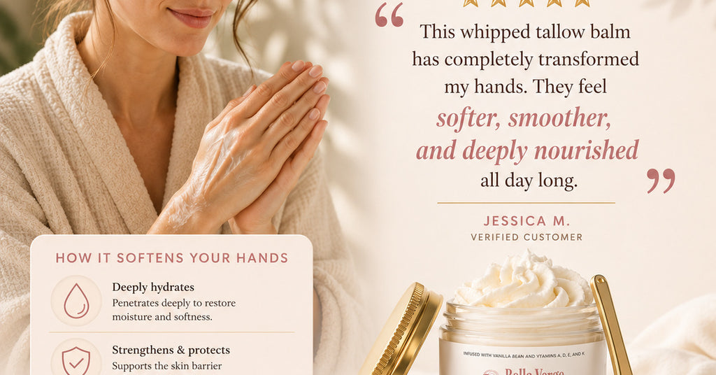 Whipped grass‑fed tallow balm — Vanilla Bean (OG preview)