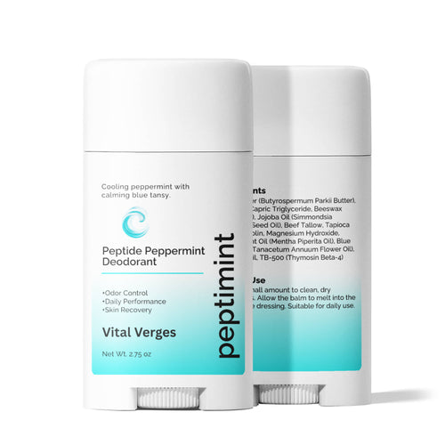 2 Pack Peptide Peppermint Deodorant