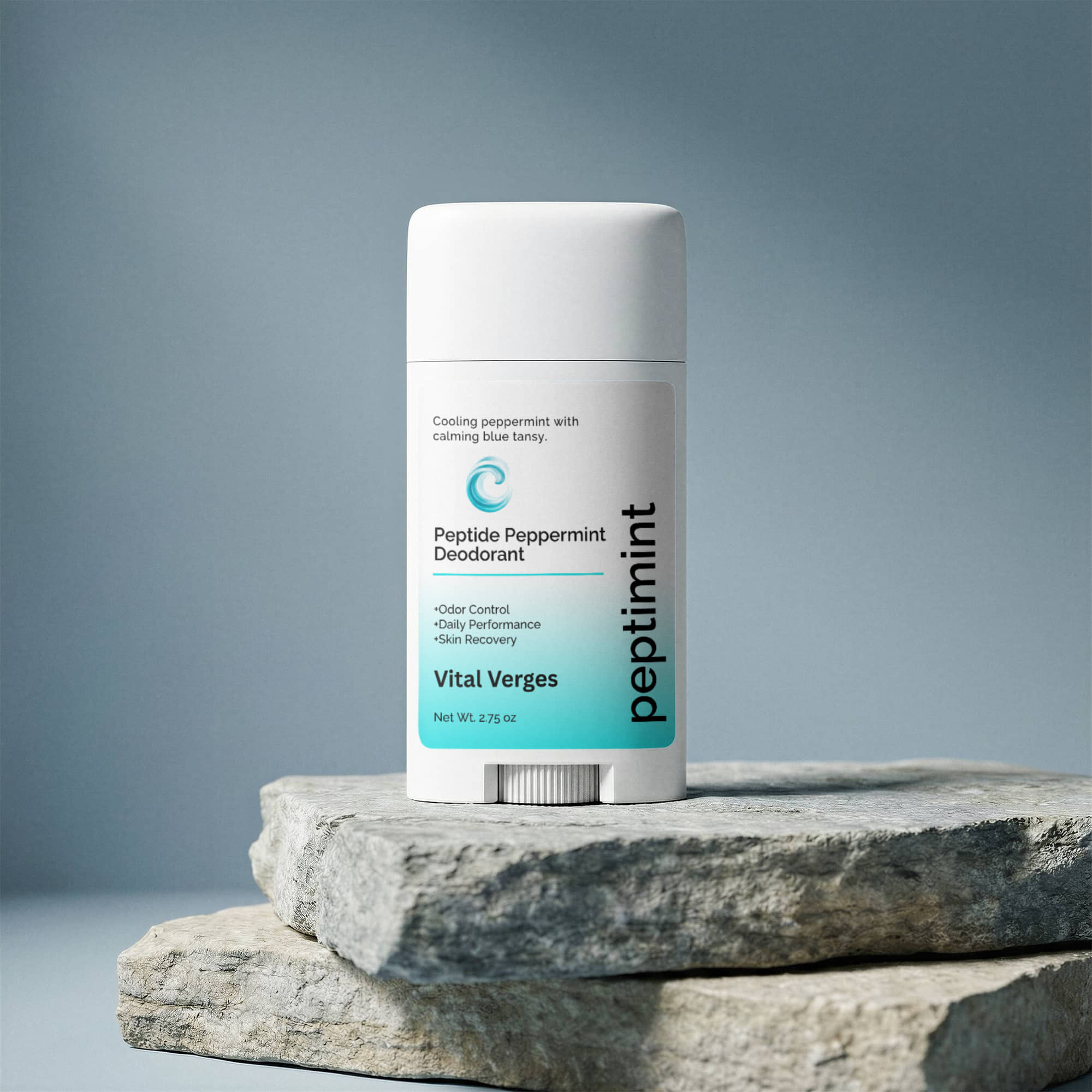 2 Pack Peptide Peppermint Deodorant