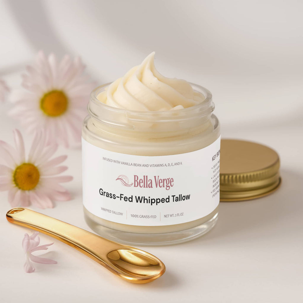 Whipped Grass-Fed Tallow Balm with Vanilla Bean
